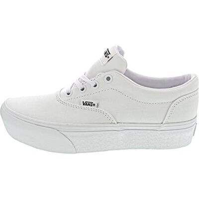 Vans Baskets Doheny à plateforme pour femme, Toile blanche 0rg, 42.5 EU Vans Baskets Doheny à plateforme pour femme, Toile blanche 0rg, 42.5 EU