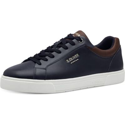 s.Oliver Herren Sneaker flach zum Schnüren, blau (NAVY), 42 s.Oliver Herren Sneaker flach zum Schnüren, blau (NAVY), 42