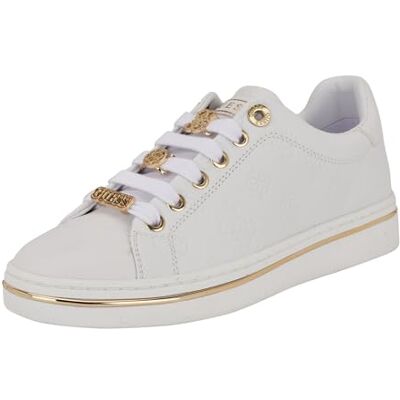 GUESS Baskets Stasey pour femme, Blanc 141, 39.5 EU GUESS Baskets Stasey pour femme, Blanc 141, 39.5 EU