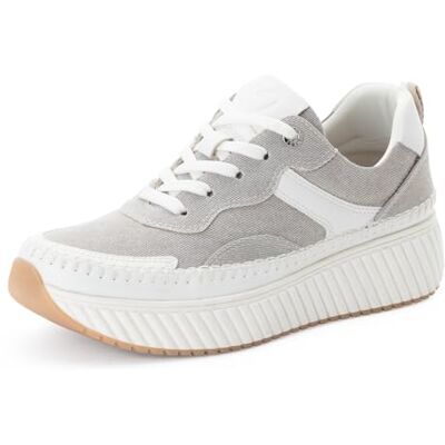 MARCO TOZZI Baskets pour femme 2-23733-46 LT.Grey STR, 36 EU MARCO TOZZI Baskets pour femme 2-23733-46 LT.Grey STR, 36 EU