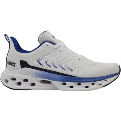 K-Swiss Melrose Tubes LITE Chaussures de course pour homme, blanches, surf The Web/Naval Academy, 42,5 EU K-Swiss Melrose Tubes LITE Chaussures de course pour homme, blanches, surf The Web/Naval Academy, 42,5 EU