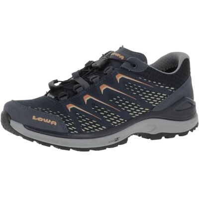 LOWA Adulte Master Article 521311 7979 Meadow GTX LO SL Gris, Bleu acier et pêche, 37 EU LOWA Adulte Master Article 521311 7979 Meadow GTX LO SL Gris, Bleu acier et pêche, 37 EU