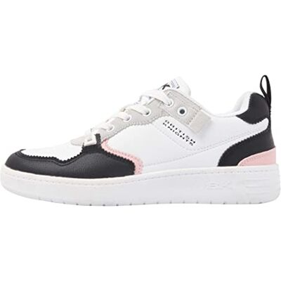 British Knights Mica, Basket Femme, Weiß Schwarz Pink, 35.5 EU British Knights Mica, Basket Femme, Weiß Schwarz Pink, 35.5 EU