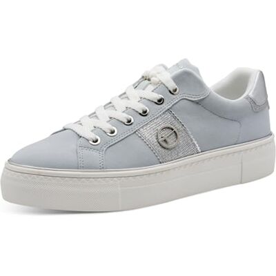 Tamaris Damen Sneaker Low 1-23724-42, Baskets Femme, Light Blue Sue, 38 EU Tamaris Damen Sneaker Low 1-23724-42, Baskets Femme, Light Blue Sue, 38 EU