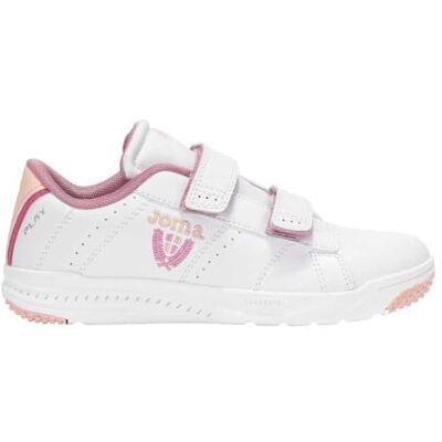 Joma W.Play Jr 2529 Blanco, Baskets Blanc Rose, 32 EU, Blanc et rose., 32 EU Joma W.Play Jr 2529 Blanco, Baskets Blanc Rose, 32 EU, Blanc et rose., 32 EU