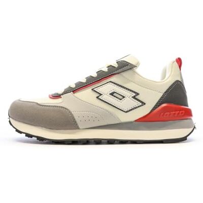LOTTO Twenty 5 Baskets pour homme Beige/gris LOTTO Twenty 5 Baskets pour homme Beige/gris