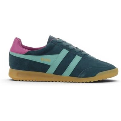 Gola Baskets Torpedo en daim pour femme Bleu, Bleu sarcelle foncé Sea Mist Fuchsia, 36 EU Gola Baskets Torpedo en daim pour femme Bleu, Bleu sarcelle foncé Sea Mist Fuchsia, 36 EU