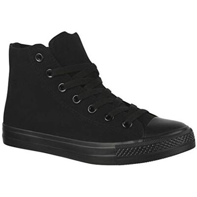 Elara Chaussures de sport unisexe Chunkyrayan, Noir Elara Chaussures de sport unisexe Chunkyrayan, Noir