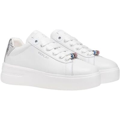 Replay University W Fun Baskets pour femme Blanc 061 Taille 35 EU, Blanc 061, 35 EU Replay University W Fun Baskets pour femme Blanc 061 Taille 35 EU, Blanc 061, 35 EU