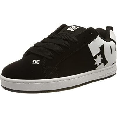 DC Shoes Court Graffik Homme Baskets basses, Noir 001, 38.5 EU DC Shoes Court Graffik Homme Baskets basses, Noir 001, 38.5 EU