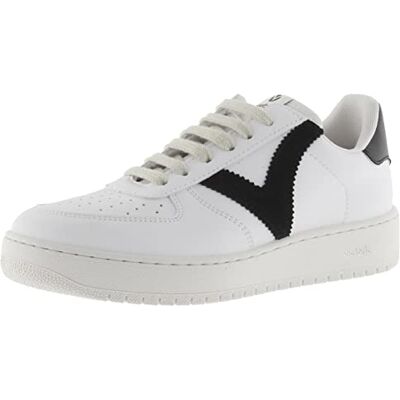 victoria Basket Basse Unisexe Madrid Effet Cuir & Pièces Colorées En Contraste 1258201 pour Adulte NEGRO 44 victoria Basket Basse Unisexe Madrid Effet Cuir & Pièces Colorées En Contraste 1258201 pour Adulte NEGRO 44