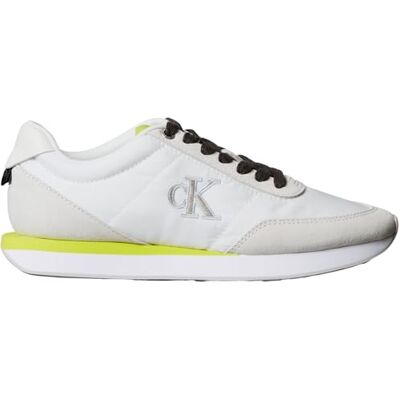 Calvin 8719965074583 Femmes Retro Runner Lacets Nylon MG YW0YW01990 Low Top, Vert (Blanc/Onagre/Lily White), 40 EU, Vert Blanc Onagre Lys Blanc, 40 EU Calvin 8719965074583 Femmes Retro Runner Lacets Nylon MG YW0YW01990 Low Top, Vert (Blanc/Onagre/Lily White), 40 EU, Vert Blanc Onagre Lys Blanc, 40 EU