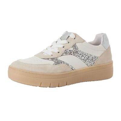 Tamaris Baskets basses pour femme, Ivory Comb, 42 EU Tamaris Baskets basses pour femme, Ivory Comb, 42 EU