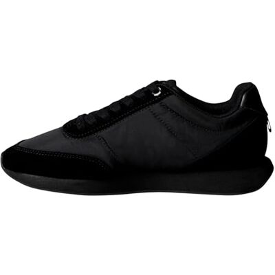 Calvin Femmes Retro Runner Lace Up Nylon Mg Yw0yw01990Low Top, Noir Triple Noir, 36.5 EU Calvin Femmes Retro Runner Lace Up Nylon Mg Yw0yw01990Low Top, Noir Triple Noir, 36.5 EU