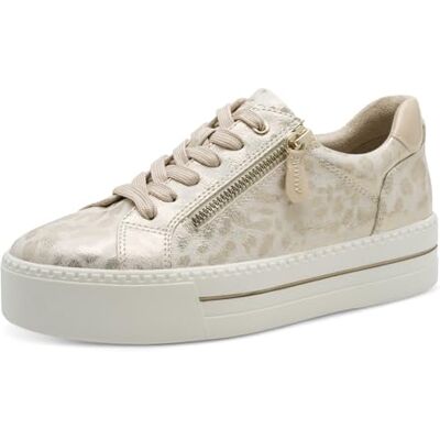Jana Baskets basses végétaliennes pour femme, or Leo MET, 39 EU Jana Baskets basses végétaliennes pour femme, or Leo MET, 39 EU