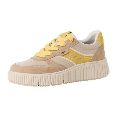 Tamaris Baskets basses pour femme 1-23701-46 Beige Taille 36 EU Tamaris Baskets basses pour femme 1-23701-46 Beige Taille 36 EU