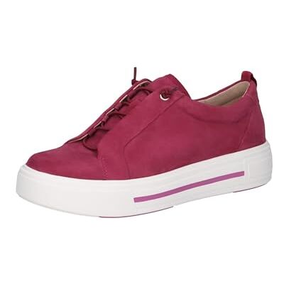 CAPRICE Damen Sneaker flach, Pink (PINK SUEDE), 36 CAPRICE Damen Sneaker flach, Pink (PINK SUEDE), 36