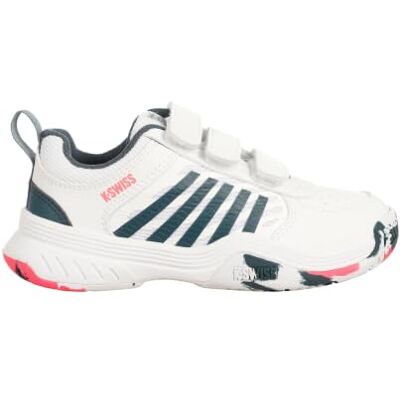 K-Swiss Court Express 2 Strap Chaussures de tennisMixte enfant K-EVA et traction Aösta II anti-trace pour les jeunes joueurs K-Swiss Court Express 2 Strap Chaussures de tennisMixte enfant K-EVA et traction Aösta II anti-trace pour les jeunes joueurs