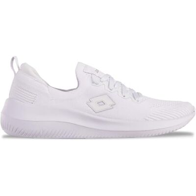 Baskets Lotto Blanc Argent Slip-On - Chaussures Sportives Baskets Lotto Blanc Argent Slip-On - Chaussures Sportives