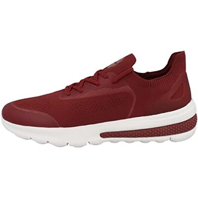 Geox Homme U Spherica Actif Basket, Rouge Foncé, 40 EU Geox Homme U Spherica Actif Basket, Rouge Foncé, 40 EU