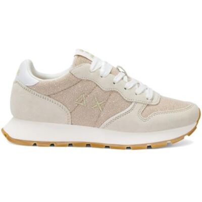 SUN68 Chaussures de sport pour femme, doré, semelle caoutchouc, style rétro running, or, 40 EU SUN68 Chaussures de sport pour femme, doré, semelle caoutchouc, style rétro running, or, 40 EU