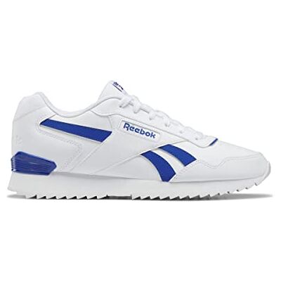 Reebok Glide Ripple Clip Mixte Basket,Chaussure de tennis Ftwr White Vector Blue Ftwr White,34.5 EU Reebok Glide Ripple Clip Mixte Basket,Chaussure de tennis Ftwr White Vector Blue Ftwr White,34.5 EU