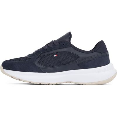 Tommy Hilfiger Chaussures basses pour femme SPORTY RUNNER Bleu (Space Blue), 36 EU, Bleu spatial, 36 EU Tommy Hilfiger Chaussures basses pour femme SPORTY RUNNER Bleu (Space Blue), 36 EU, Bleu spatial, 36 EU