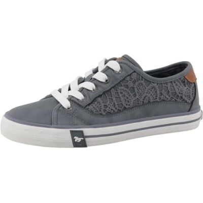 MUSTANG Baskets basses pour femme, Bleu 00270, 38 EU MUSTANG Baskets basses pour femme, Bleu 00270, 38 EU