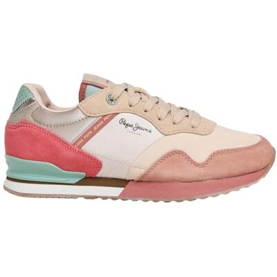 Pepe Jeans Baskets London SEA W pour femme, orange (Sandstorm Beige), 42 EU Pepe Jeans Baskets London SEA W pour femme, orange (Sandstorm Beige), 42 EU