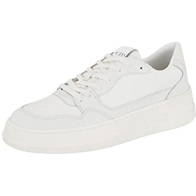 GUESS Homme Avellino Carryover Sneaker, Blanc, 43 EU GUESS Homme Avellino Carryover Sneaker, Blanc, 43 EU