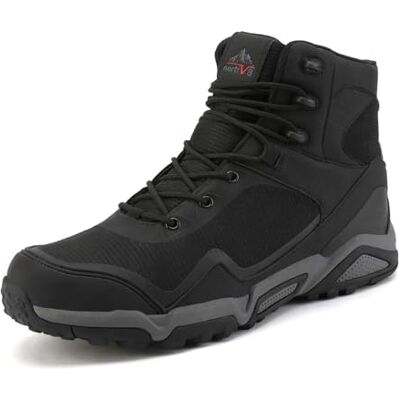 NORTIV 8 Chaussures de randonnée imperméables pour homme Chaussures de trekking et de montagne légères, durables et antidérapantes, idéales pour l'intérieur et l'extérieur NORTIV 8 Chaussures de randonnée imperméables pour homme Chaussures de trekking et de montagne légères, durables et antidérapantes, idéales pour l'intérieur et l'extérieur