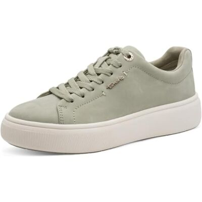 Tamaris Baskets basses 1-23736-42 pour femme, SAGE NUBUC, 37 EU Tamaris Baskets basses 1-23736-42 pour femme, SAGE NUBUC, 37 EU