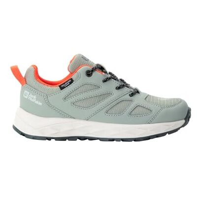 Jack Wolfskin Woodland 2 TEXAPORE LOW Feuille de Menthe - Chaussures de Randonnée pour Enfants Jack Wolfskin Woodland 2 TEXAPORE LOW Feuille de Menthe - Chaussures de Randonnée pour Enfants