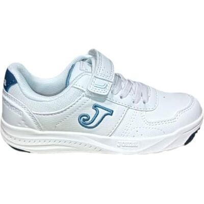 Joma W.Harvard Jr 2543 Chaussures de sport Blanc marine Pointure 28, Blanc/bleu marine, 28 EU Joma W.Harvard Jr 2543 Chaussures de sport Blanc marine Pointure 28, Blanc/bleu marine, 28 EU