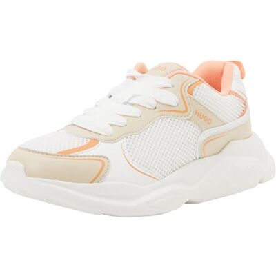 HUGO Femme Leon_Runn_mepu Basket, Open White, 38 EU, Open White, 38 EU HUGO Femme Leon_Runn_mepu Basket, Open White, 38 EU, Open White, 38 EU