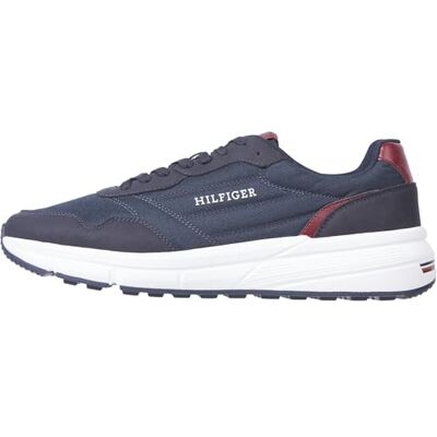 Tommy Hilfiger Baskets montantes pour homme, Bleu ciel désert, 40 EU Tommy Hilfiger Baskets montantes pour homme, Bleu ciel désert, 40 EU