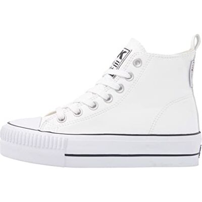 British Knights Femme Kaya Mid Basket, Blanc, 36 EU British Knights Femme Kaya Mid Basket, Blanc, 36 EU