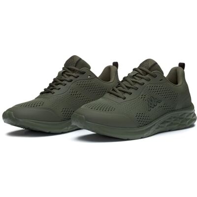 Kappa Chaussures athlétiques Logo ROOCKEY pour homme, vert olive-noir, 39 EU Kappa Chaussures athlétiques Logo ROOCKEY pour homme, vert olive-noir, 39 EU