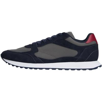 Tommy Hilfiger Baskets de sport en EVA Mix Runner pour homme, Bleu ciel désert, 41 EU Tommy Hilfiger Baskets de sport en EVA Mix Runner pour homme, Bleu ciel désert, 41 EU