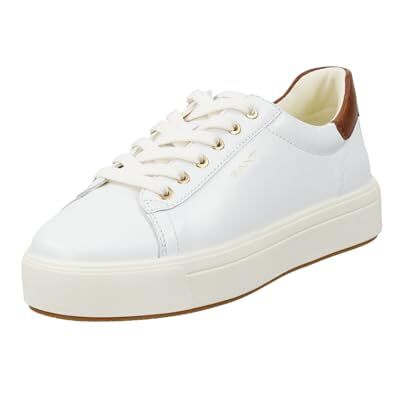 GANT FOOTWEAR AVINO Baskets pour femme, 42 EU, White Tan, 42 EU GANT FOOTWEAR AVINO Baskets pour femme, 42 EU, White Tan, 42 EU
