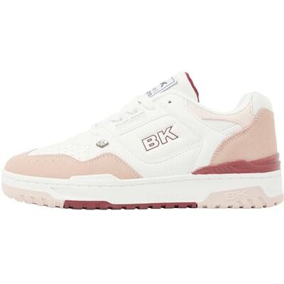 British Knights Vendon Chaussures de sport pour femme, blanc, rose clair, bordeaux, 40 EU British Knights Vendon Chaussures de sport pour femme, blanc, rose clair, bordeaux, 40 EU