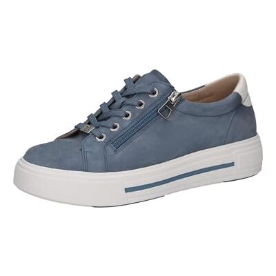 CAPRICE Damen Sneaker flach, Blau (LT.BLUE SUEDE), 38,5 CAPRICE Damen Sneaker flach, Blau (LT.BLUE SUEDE), 38,5