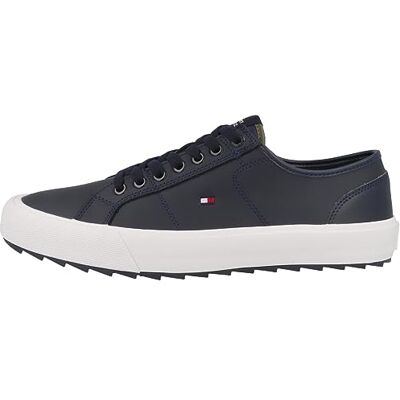 Tommy Hilfiger Baskets vulcanisées Core Vulc Cleated LTH Fm0fm04821 pour homme, Bleu ciel désert, 43 EU Tommy Hilfiger Baskets vulcanisées Core Vulc Cleated LTH Fm0fm04821 pour homme, Bleu ciel désert, 43 EU