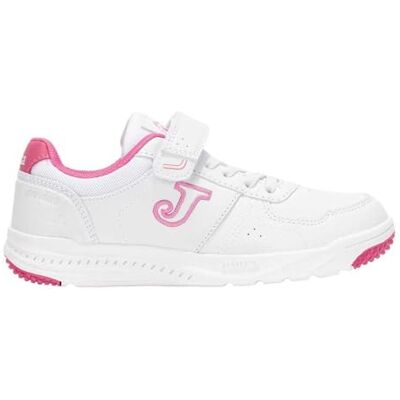 Joma Baskets W.Harvard Jr 2513 Blanco Rosa, unisexes, pour enfant, blanc/rose, 37 EU, blanc/rose, 37 EU Joma Baskets W.Harvard Jr 2513 Blanco Rosa, unisexes, pour enfant, blanc/rose, 37 EU, blanc/rose, 37 EU