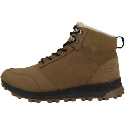Clarks ATL Trek Up Wp Bottes de randonnée pour homme, Sable foncé doublé, 42.5 EU Clarks ATL Trek Up Wp Bottes de randonnée pour homme, Sable foncé doublé, 42.5 EU