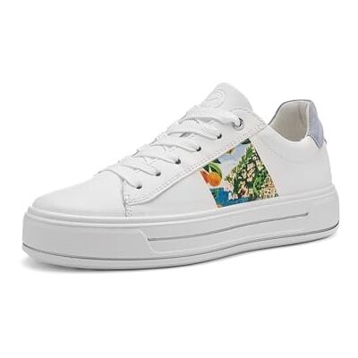 ARA Femme Canberra Basket, Blanc Positano Cielo, 38 EU Large ARA Femme Canberra Basket, Blanc Positano Cielo, 38 EU Large