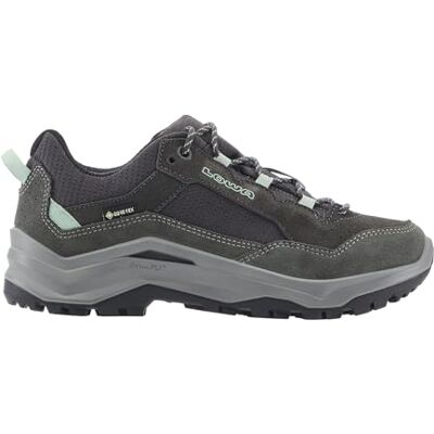 LOWA Chaussures basses Ventera GTX LO Ws, gris et vert fumé, 37 EU LOWA Chaussures basses Ventera GTX LO Ws, gris et vert fumé, 37 EU
