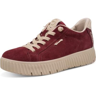 Tamaris Comfort Damen Step In Leder Sneaker Flach Zum Schlupfen Wide Fit BasketFemme Tamaris Comfort Damen Step In Leder Sneaker Flach Zum Schlupfen Wide Fit BasketFemme