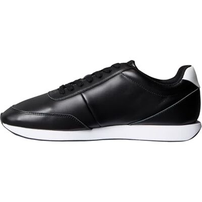 Calvin 8719965074583 Retro Runner ESS LTH YM0YM01355 Baskets basses pour homme Noir (noir/blanc vif) 45 EU, noir, noir, blanc brillant, 43 EU Calvin 8719965074583 Retro Runner ESS LTH YM0YM01355 Baskets basses pour homme Noir (noir/blanc vif) 45 EU, noir, noir, blanc brillant, 43 EU