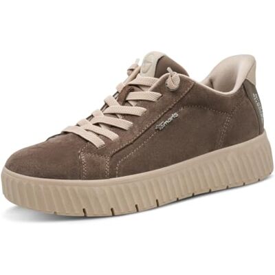 Tamaris Comfort Damen Step In Leder Sneaker Flach Zum Schlupfen Wide Fit BasketFemme Tamaris Comfort Damen Step In Leder Sneaker Flach Zum Schlupfen Wide Fit BasketFemme